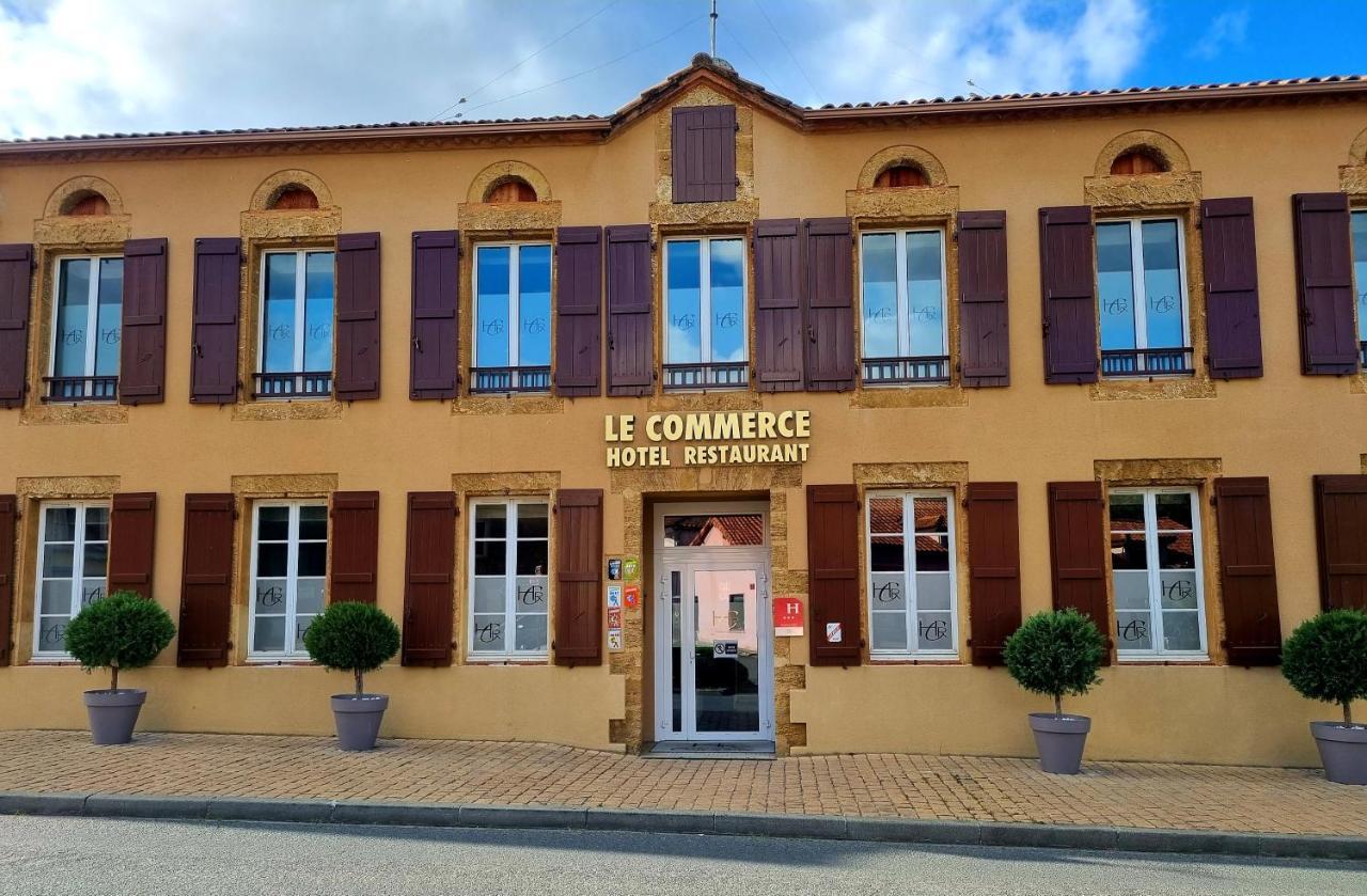 Hotel Restaurant Du Commerce Estang Exterior photo