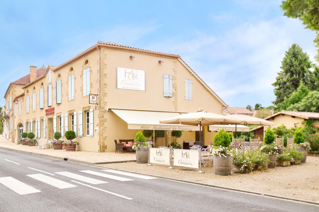 Hotel Restaurant Du Commerce Estang Exterior photo